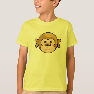 Camiseta cara do macaco