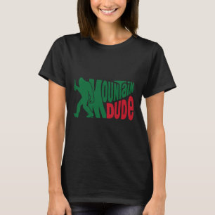 Camiseta Cara do Montanhista Divertido Presente de Bigfoot