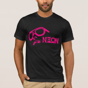 Camiseta Cara do néon - RetroMe - t-shirt (rosa)