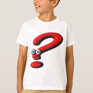 Camiseta Cara do ponto de interrogação