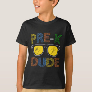 Camiseta Cara do Pré-K de Volta às Aulas-primeiro Dia do Pr