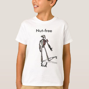 Camiseta Cara do robô - não alimente nenhum loucos