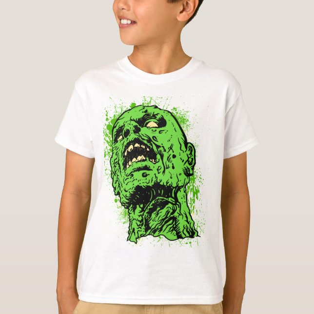 Camiseta Cara do zombi (Frente)