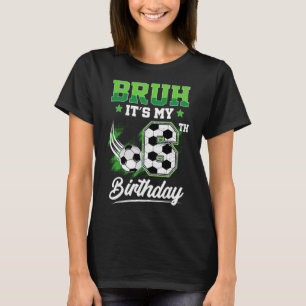 Camiseta Cara é meu 6º aniversário fã de esportes menino 6