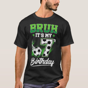 Camiseta Cara é meu 7º aniversário garoto fã de esportes 7