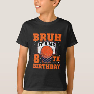 Camiseta Cara, é meu 8º aniversário Sketll jogador de 8 ano