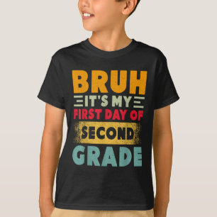 Camiseta Cara é meu primeiro dia na 2ª série professora de