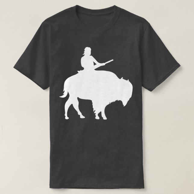 Camiseta Cara em Buffalo Silhouette  (Frente do Design)