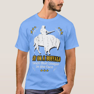 Camiseta Cara em um Buffalo... ... ... ... ... ... ... ...