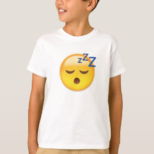 Camiseta Cara Emoji do sono