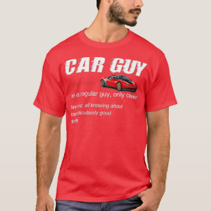 Camiseta Cara Engraçada Oferece Definição de Cara de Carro
