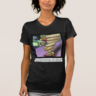 Camiseta Cara Escadaria Celestial Engraçada