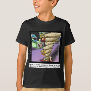 Camiseta Cara Escadaria Celestial Engraçada