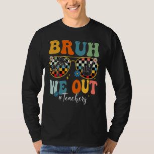 Camiseta Cara, estamos fora, professor óculos de sol sinal