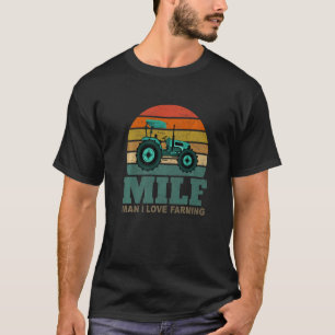 Camiseta Cara, Eu Adoro Agricultura-M.I.L.F. Engraçado Dize