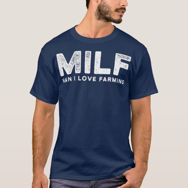 Camiseta Cara, Eu Adoro Criar Agricultores Engraçados No Na (Frente)