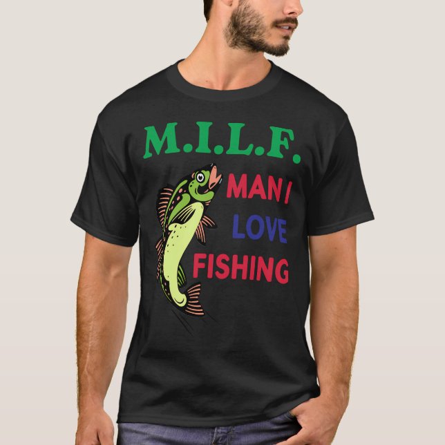 Camiseta Cara Eu Amo Pescar (Frente)