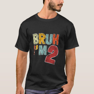 Camiseta Cara Eu Sou Um Presente De 2 Anos Para Meninos Men