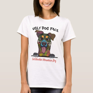 Camiseta Cara feia de cão entlebucher exclusiva
