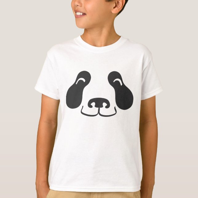 Camiseta Cara feliz da panda (Frente)