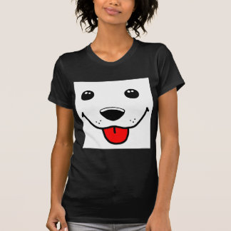Camiseta Cara feliz do filhote de cachorro