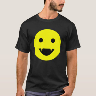 Camiseta cara feliz do vampiro
