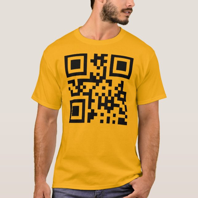 Camiseta Cara feliz Emoji de sorriso do ☺ -- Código de QR (Frente)