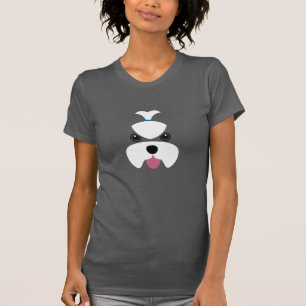 Camiseta Cara feroz maltesa