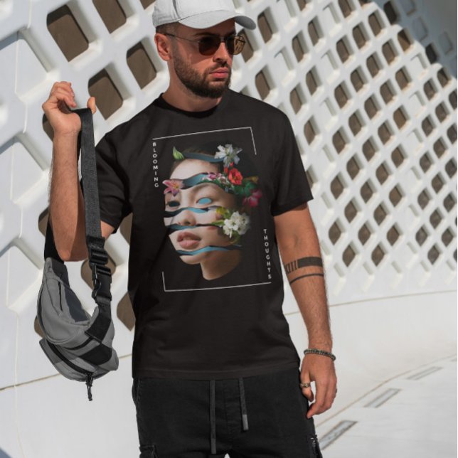 Camiseta Cara Floral Torcida (Criador carregado)