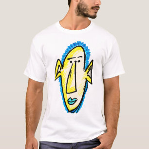 Camiseta Cara fluorescente