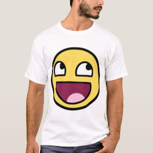 Camiseta cara impressionante da cara impressionante