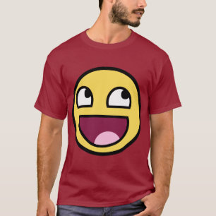 Camiseta cara impressionante da cara impressionante