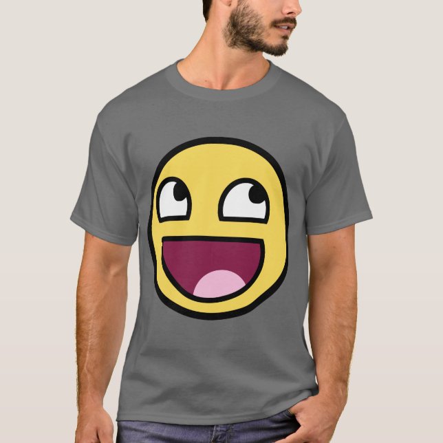 Camiseta cara impressionante da cara impressionante (Frente)