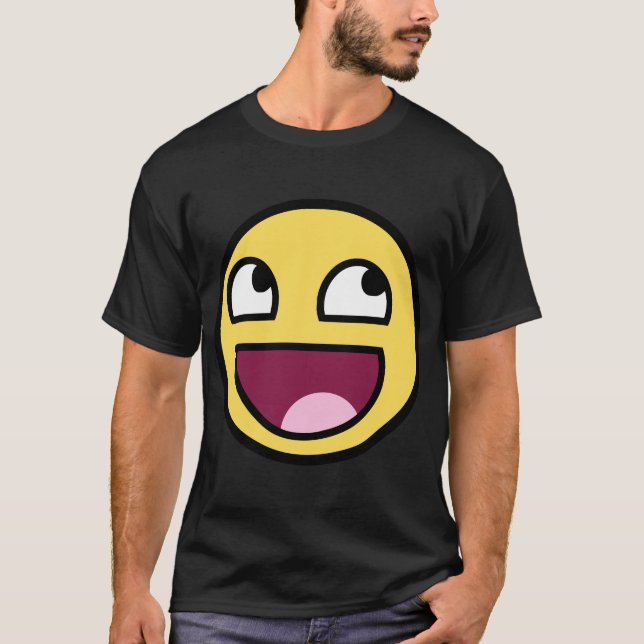 Camiseta cara impressionante da cara impressionante (Frente)