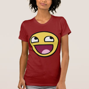 Camiseta cara impressionante da cara impressionante