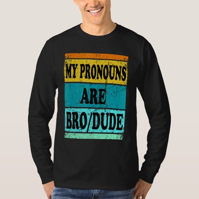 Camiseta Cara Irmão Pronouns Men (Frente)