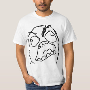 Camiseta Cara irritada Meme da raiva de Fuu Fuuu da cara da