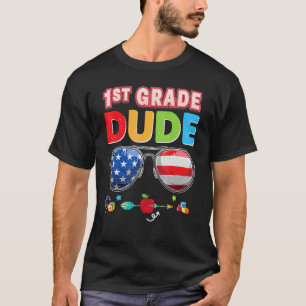 Camiseta Cara Legal do 1º Ano Aluno de Volta às Aulas Legal