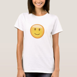 Camiseta Cara leve de sorriso Emoji
