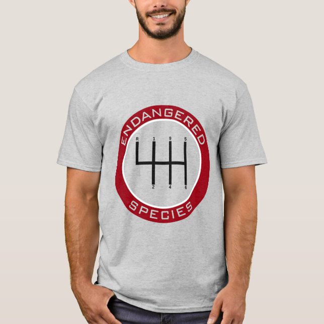 Camiseta Cara, Mecânica, Espécies Ameaçadas, Manual (Frente)