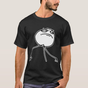 Camiseta Cara Meme da raiva do sim de F
