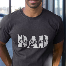 Camiseta Cara MODERNA MODERNA DO CARVÃO DO Dia de os pais D