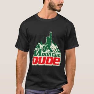 Camiseta Cara montanhista de hiking gráfico engraçado de mo
