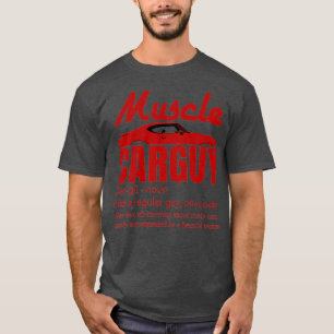 Camiseta Cara Muscular Apenas Definição Engraçada