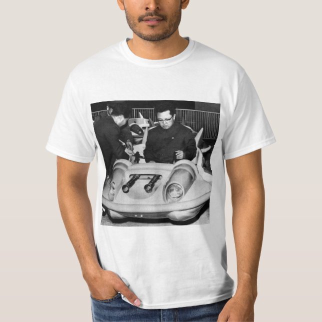 Camiseta Cara nave espacial de Kim Jong Il do líder (Frente)