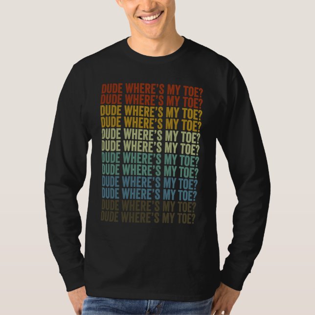 Camiseta Cara, onde está meu paciente com amputado (Frente)