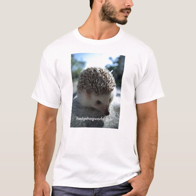Camiseta Cara padrão do ouriço (Frente)