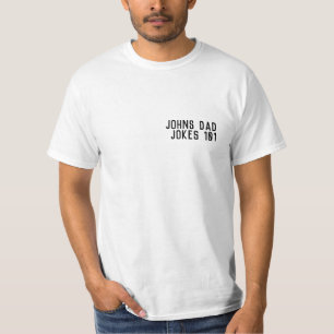 Camiseta CARA PIADAS PAI 101 Dia de os pais preto moderno