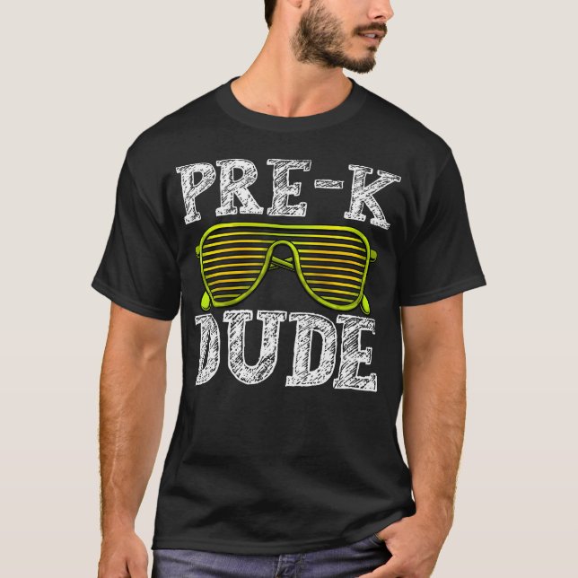 Camiseta Cara Pre-K Volta às Aulas Para (Frente)