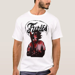 Camiseta Cara sangrenta do basebol das fúria